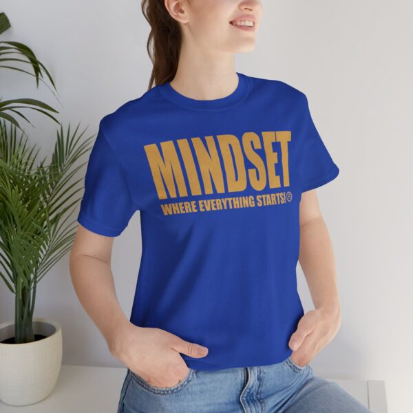 Mindset Trademarked T-Shirt (Old Gold Logo) - Image 169