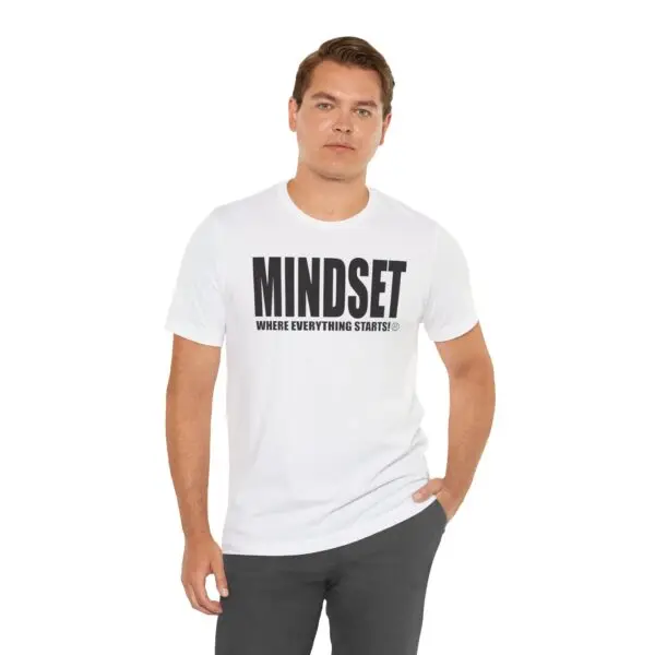 Mindset Trademarked T-Shirt (Black Logo) - Image 14