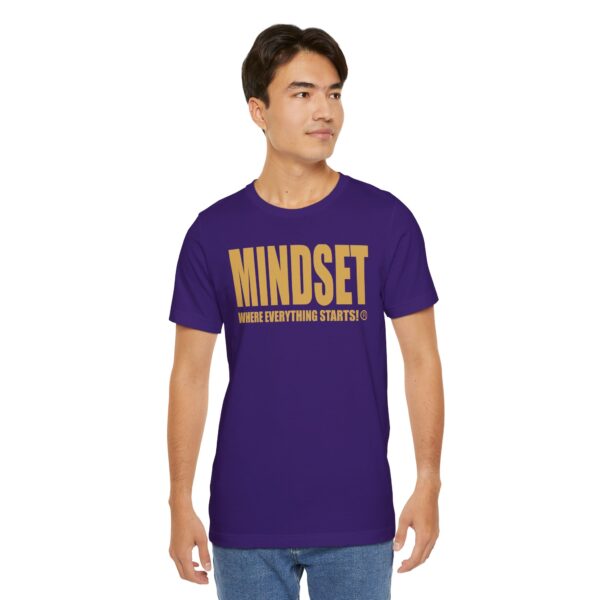 Mindset Trademarked T-Shirt (Old Gold Logo) - Image 223