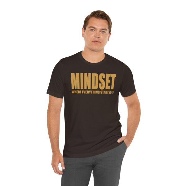 Mindset Trademarked T-Shirt (Old Gold Logo) - Image 72