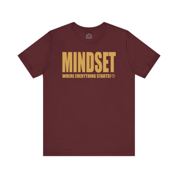 Mindset Trademarked T-Shirt (Old Gold Logo) - Image 234