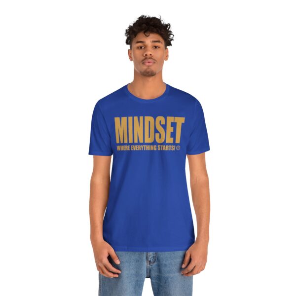 Mindset Trademarked T-Shirt (Old Gold Logo) - Image 157