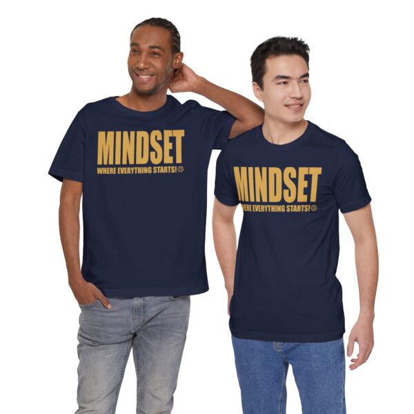 Mindset Trademarked T-Shirt (Old Gold Logo) - Image 202