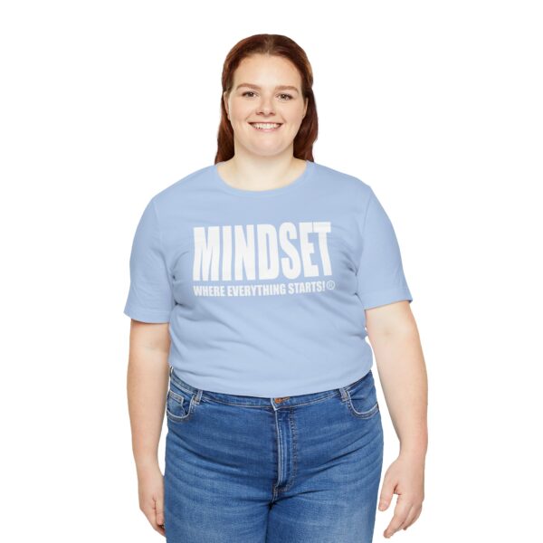 Mindset Trademarked T-Shirt (White Logo) - Image 218