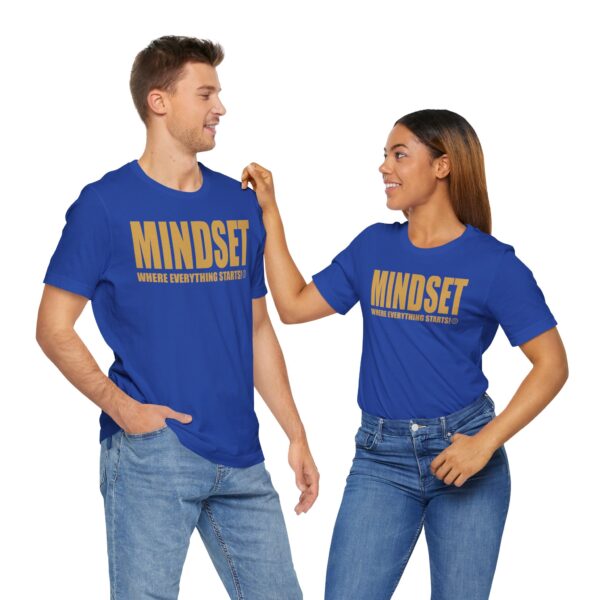 Mindset Trademarked T-Shirt (Old Gold Logo) - Image 170