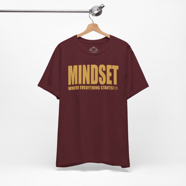 Mindset Trademarked T-Shirt (Old Gold Logo) - Image 239