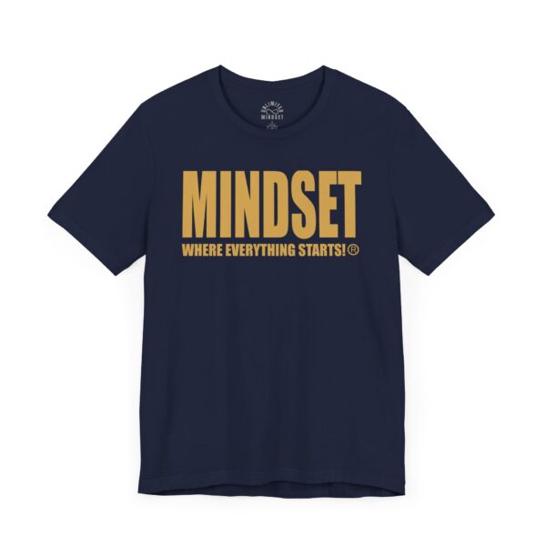 Mindset Trademarked T-Shirt (Old Gold Logo) - Image 178