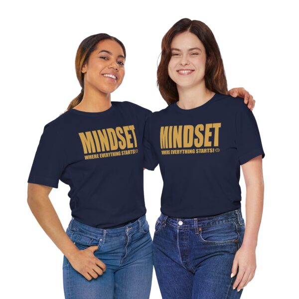 Mindset Trademarked T-Shirt (Old Gold Logo) - Image 201