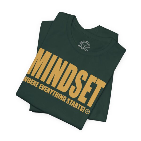 Mindset Trademarked T-Shirt (Old Gold Logo) - Image 6