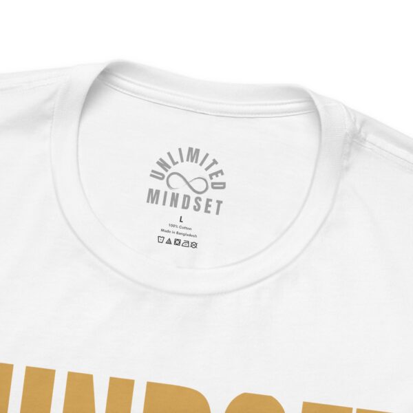 Mindset Trademarked T-Shirt (Old Gold Logo) - Image 38