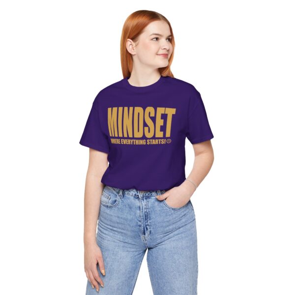 Mindset Trademarked T-Shirt (Old Gold Logo) - Image 221