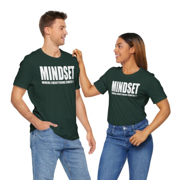 Mindset Trademarked T-Shirt (White Logo) - Image 199