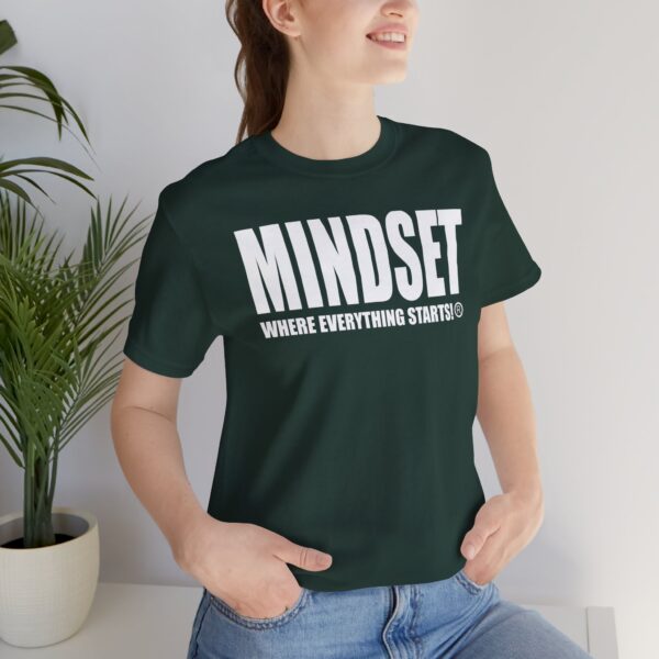 Mindset Trademarked T-Shirt (White Logo) - Image 447