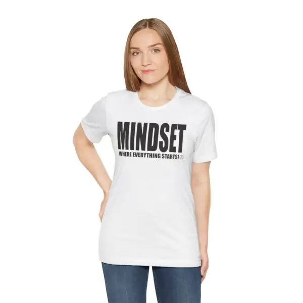 Mindset Trademarked T-Shirt (Black Logo) - Image 13