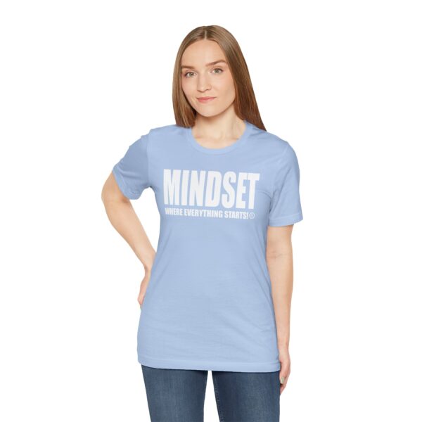 Mindset Trademarked T-Shirt (White Logo) - Image 216