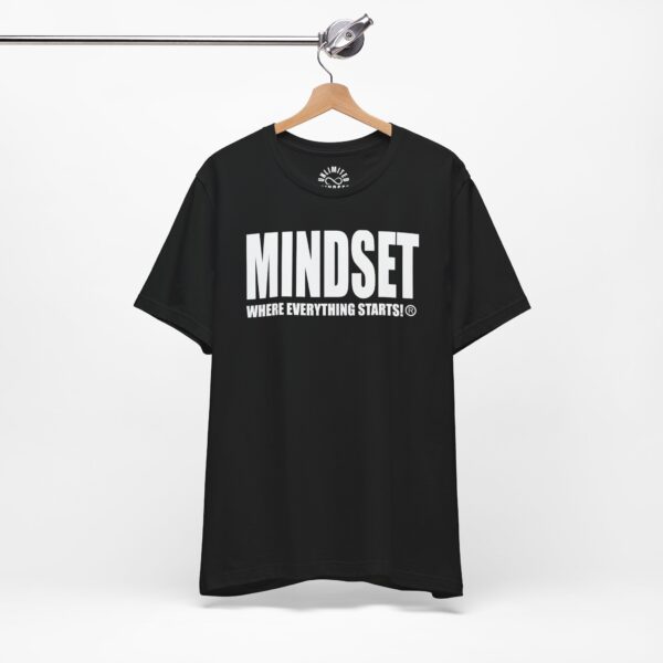 Mindset Trademarked T-Shirt (White Logo) - Image 7