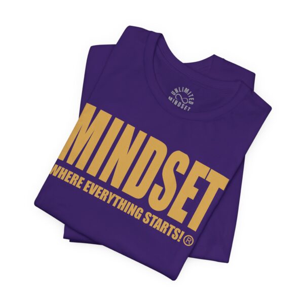 Mindset Trademarked T-Shirt (Old Gold Logo) - Image 209