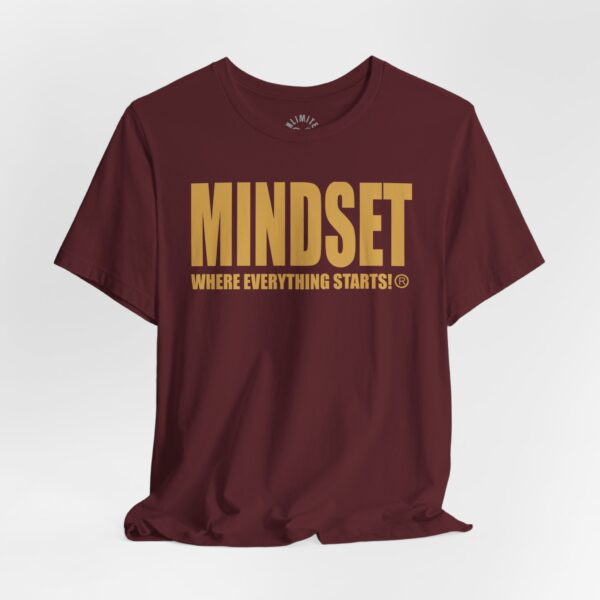 Mindset Trademarked T-Shirt (Old Gold Logo) - Image 233