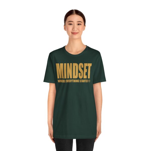 Mindset Trademarked T-Shirt (Old Gold Logo) - Image 11