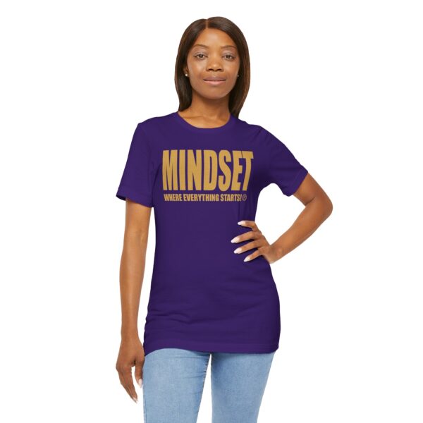 Mindset Trademarked T-Shirt (Old Gold Logo) - Image 225