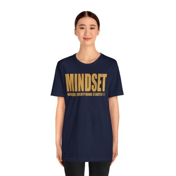 Mindset Trademarked T-Shirt (Old Gold Logo) - Image 185