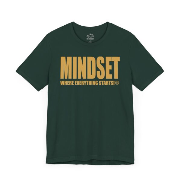 Mindset Trademarked T-Shirt (Old Gold Logo) - Image 4