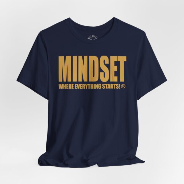 Mindset Trademarked T-Shirt (Old Gold Logo) - Image 175