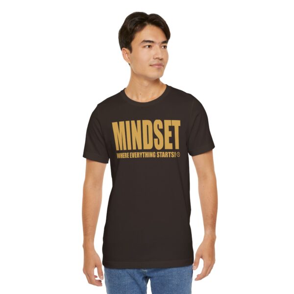 Mindset Trademarked T-Shirt (Old Gold Logo) - Image 78