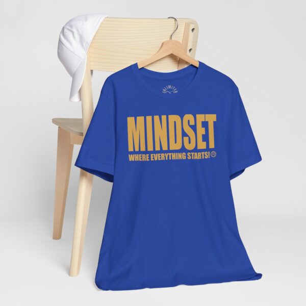 Mindset Trademarked T-Shirt (Old Gold Logo) - Image 153