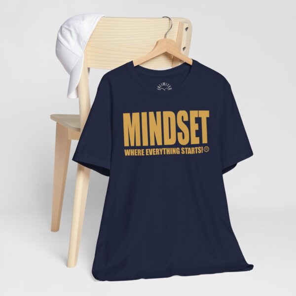 Mindset Trademarked T-Shirt (Old Gold Logo) - Image 182