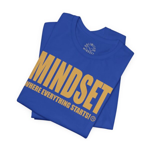 Mindset Trademarked T-Shirt (Old Gold Logo) - Image 151