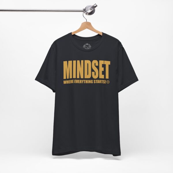 Mindset Trademarked T-Shirt (Old Gold Logo) - Image 94