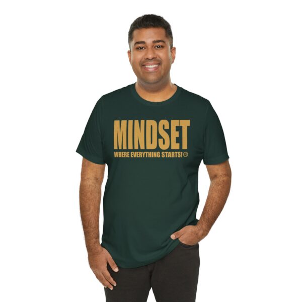 Mindset Trademarked T-Shirt (Old Gold Logo) - Image 16