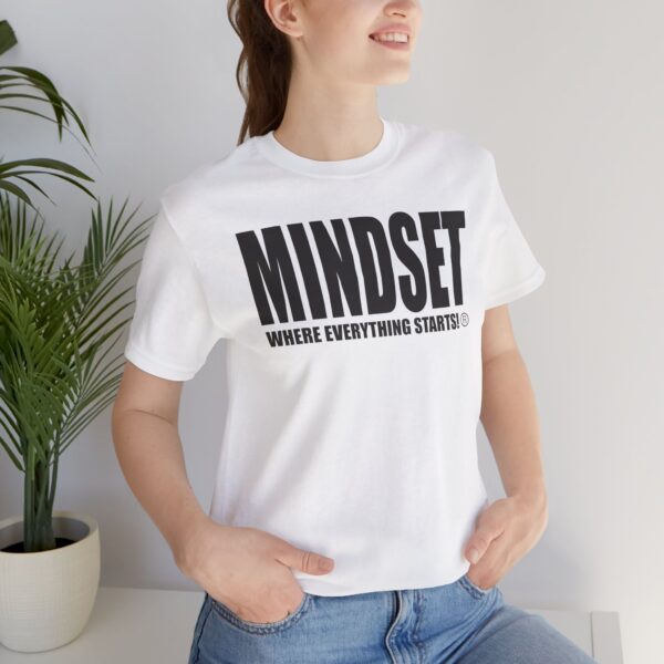 Mindset Trademarked T-Shirt (Black Logo) - Image 24