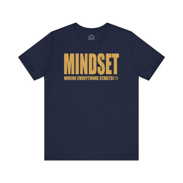 Mindset Trademarked T-Shirt (Old Gold Logo) - Image 176