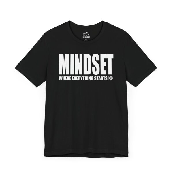 Mindset Trademarked T-Shirt (White Logo) - Image 4