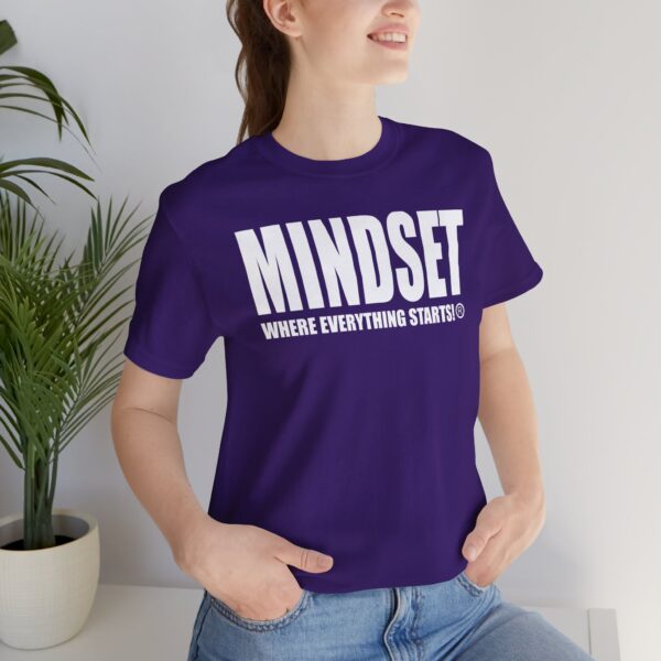 Mindset Trademarked T-Shirt (White Logo) - Image 343