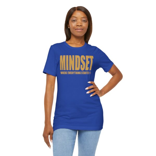 Mindset Trademarked T-Shirt (Old Gold Logo) - Image 167