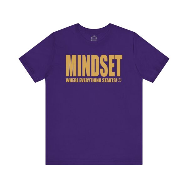 Mindset Trademarked T-Shirt (Old Gold Logo) - Image 205