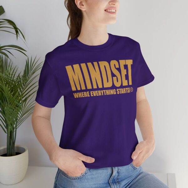 Mindset Trademarked T-Shirt (Old Gold Logo) - Image 227