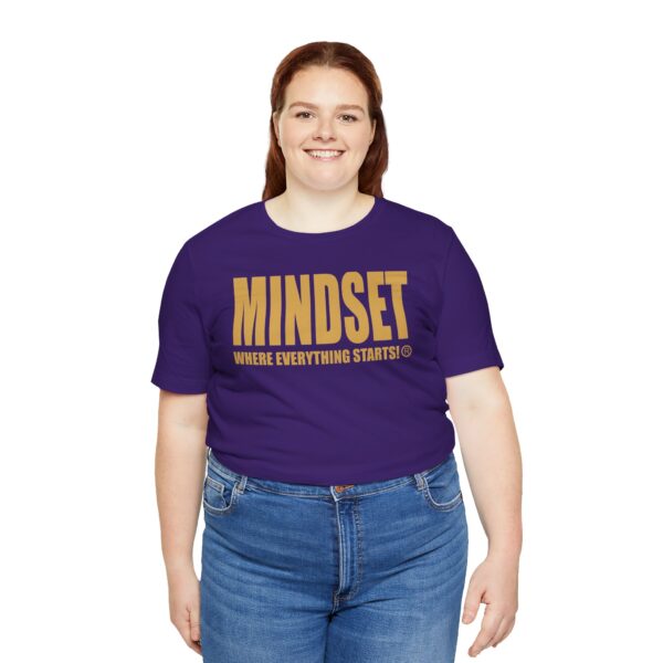 Mindset Trademarked T-Shirt (Old Gold Logo) - Image 218