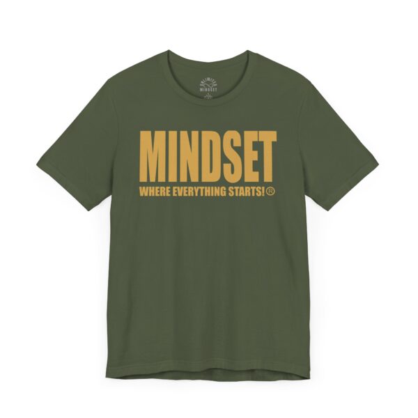 Mindset Trademarked T-Shirt (Old Gold Logo) - Image 120