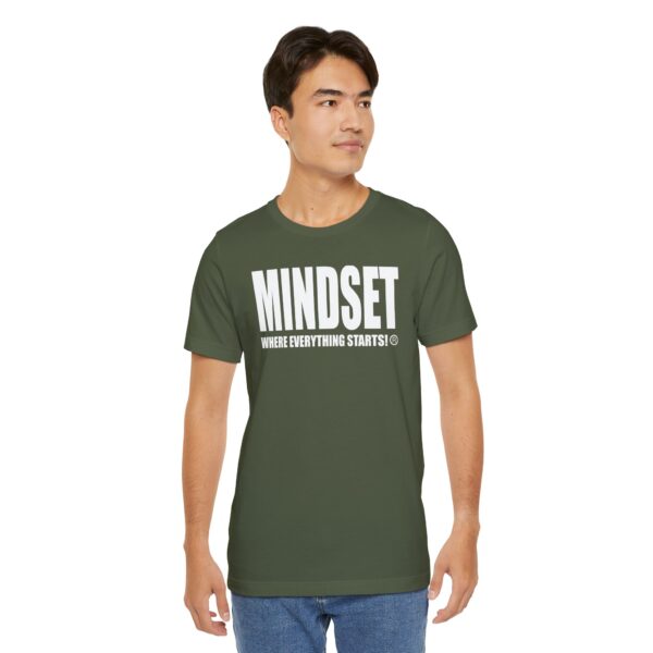 Mindset Trademarked T-Shirt (White Logo) - Image 136