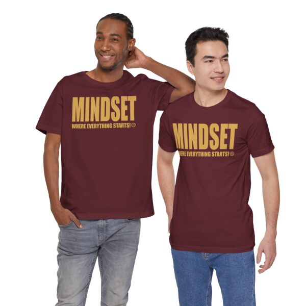 Mindset Trademarked T-Shirt (Old Gold Logo) - Image 260