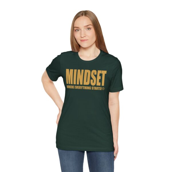 Mindset Trademarked T-Shirt (Old Gold Logo) - Image 13