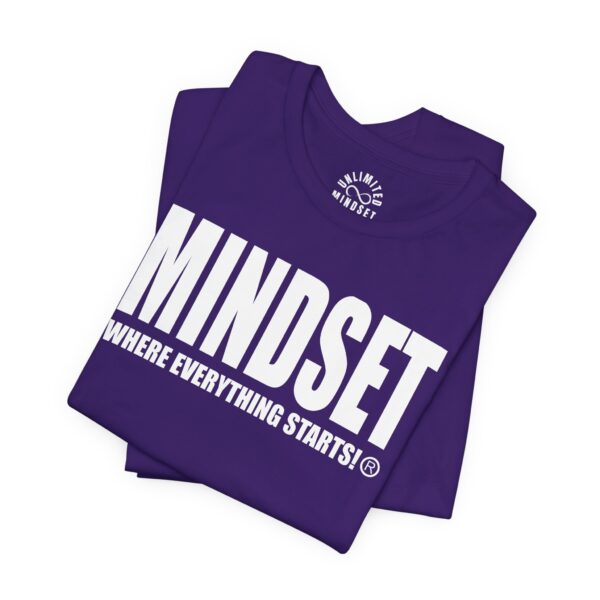 Mindset Trademarked T-Shirt (White Logo) - Image 325