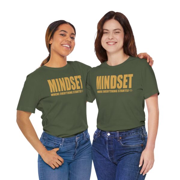 Mindset Trademarked T-Shirt (Old Gold Logo) - Image 143