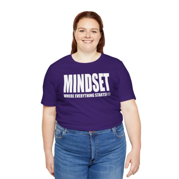 Mindset Trademarked T-Shirt (White Logo) - Image 334