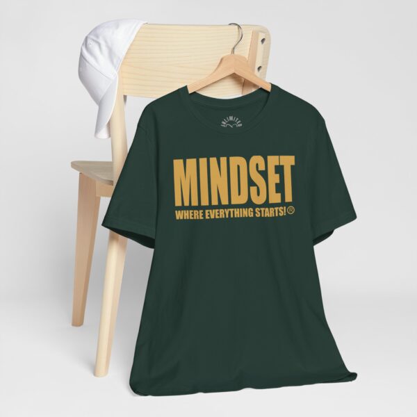 Mindset Trademarked T-Shirt (Old Gold Logo) - Image 8