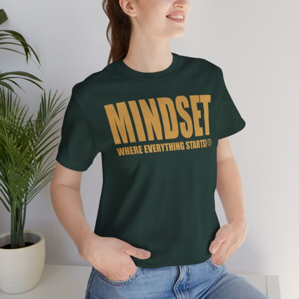 Mindset Trademarked T-Shirt (Old Gold Logo) - Image 24